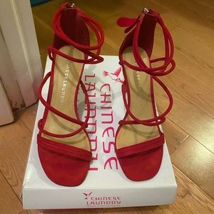 Red summer  heels